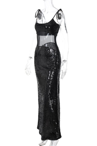 Elegant Sequin Evening Dress