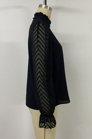 Elegant Button-Detail Blouse