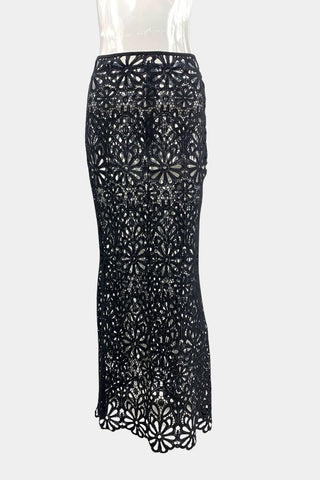 Floral Lace Skirt Set