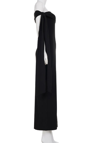 Elegant Off-Shoulder Evening Dress