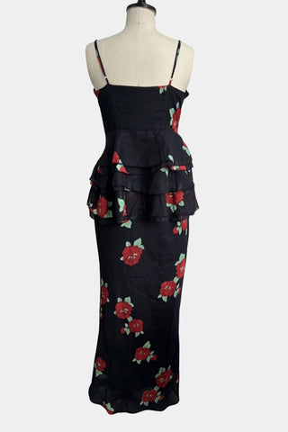 Floral Tiered Skirt Set