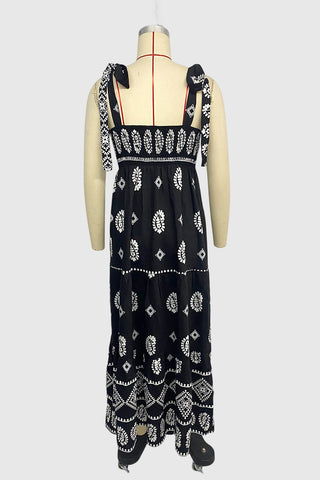 Boho Print Maxi Dress