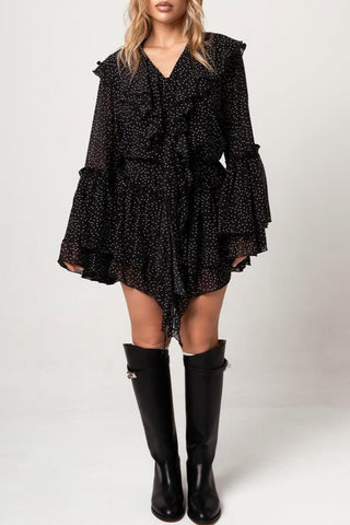 Flowy Ruffled Casual Dress