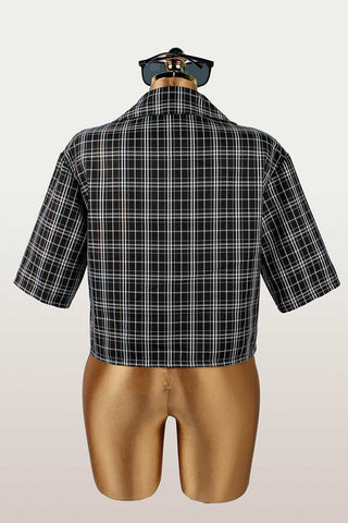 Bold Graphic Button-Up Shirt