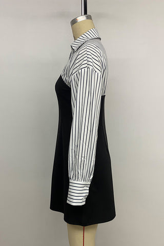 Chic Collared Casual Dress