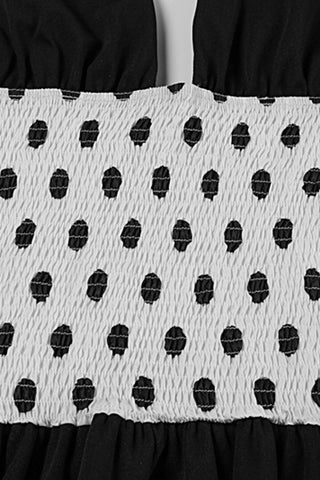 Halter Neck Polka Dot Casual Dress