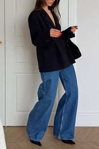 Classic Single-Button Blazer