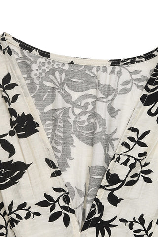 Elegant Floral Print Dress