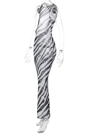 Modern Sleeveless Maxi Dress