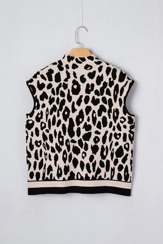 Chic Animal Print Sweater