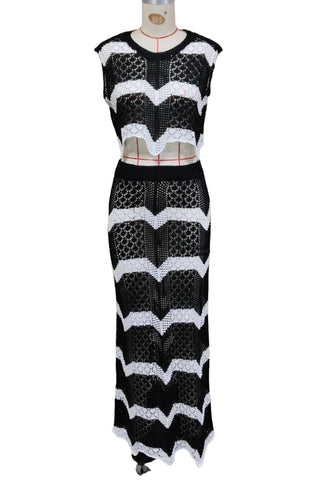 Chic Two-Piece Skirt Set