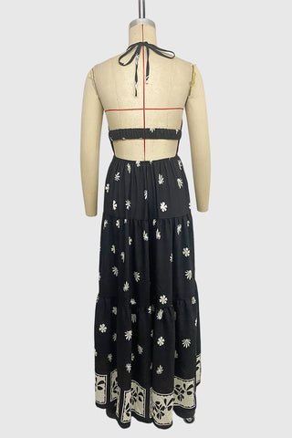 Floral Tiered Maxi Dress