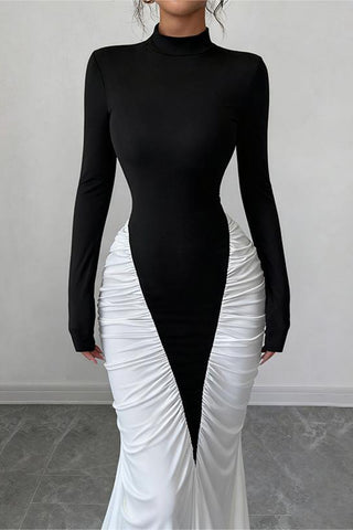 Elegant Ruched Evening Dress