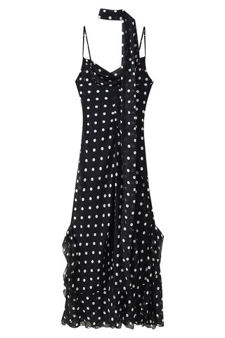 Polka Dot Spaghetti Strap Dress