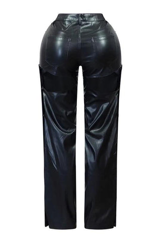 Button-Side Casual Pants