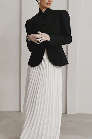 Elegant Button-Front Blazer