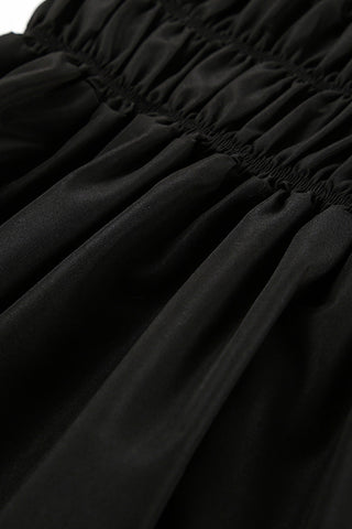 Strapless Maxi Dress with Flared Skirt