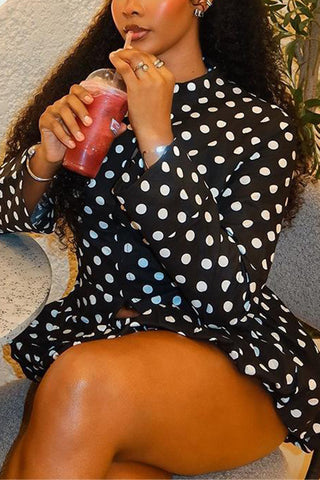 Polka Dot Skirt Set