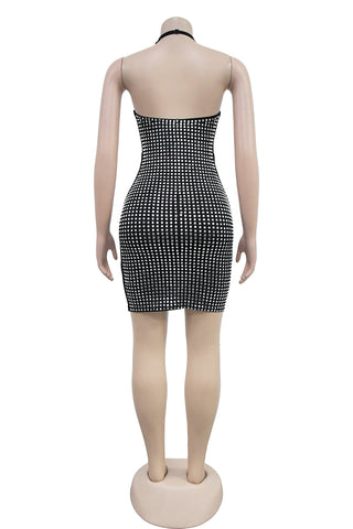 Halter-Neck Mini Dress