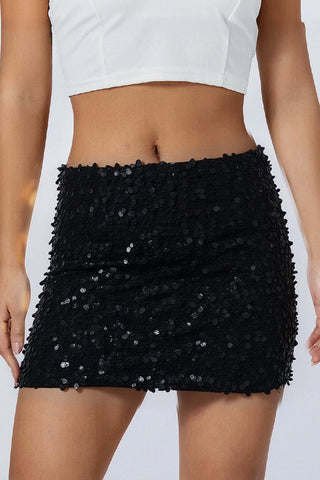 Textured Mini Skirt