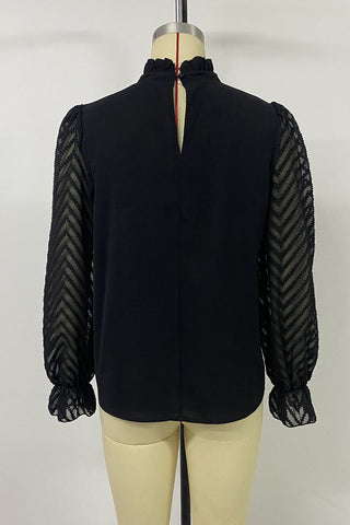 Elegant Button-Detail Blouse