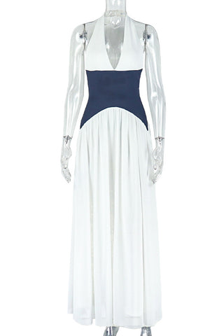 Halter Maxi Casual Dress