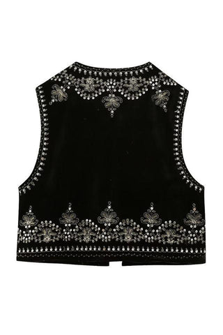 Embellished Formal Vest