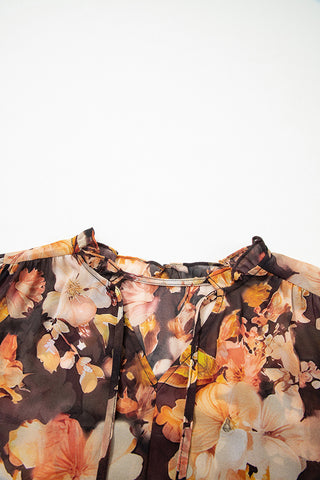 Floral V-Neck Blouse