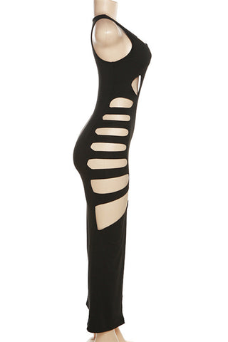 Sleeveless Cut-Out Dress