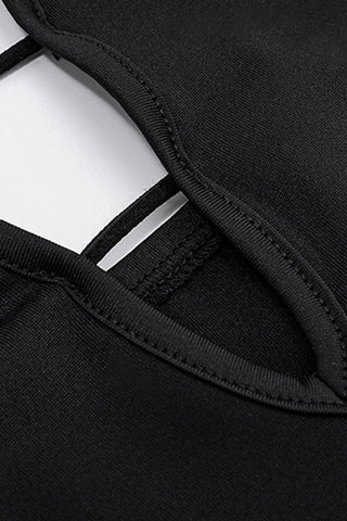 Strappy Cutout Halter Tank Top