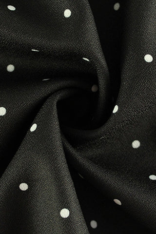 Halter Neck Polka Dot Casual Dress