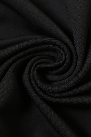 Plunging Halter Mini Dress