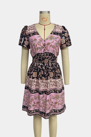 Floral Print Casual Dress