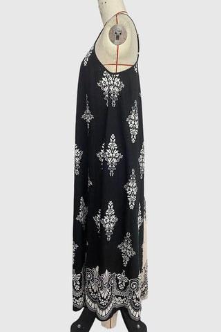 Patterned Casual Maxi Dress