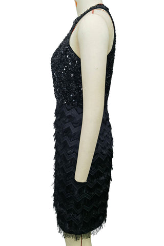 Sequin Embellished Evening Dress