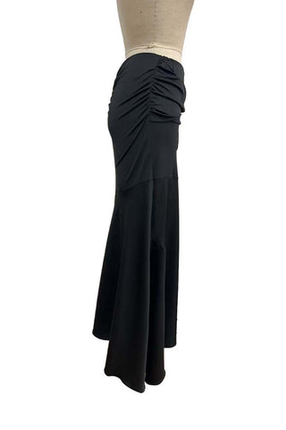 Draped Skirt with Tie Detail