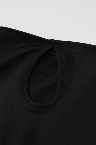 Elegant Cutout Lace Evening Dress