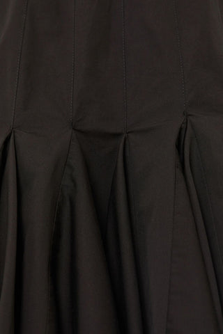 Flared Hem Midi Casual Dress