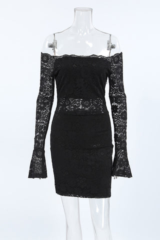 Off-Shoulder Lace Dress