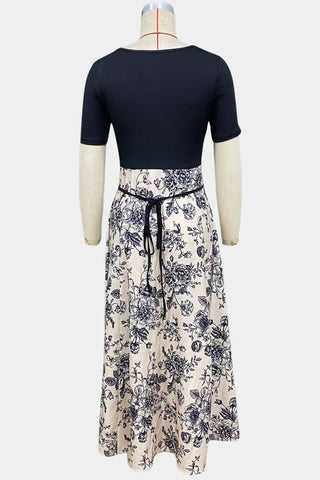 Floral Detail Maxi Dress