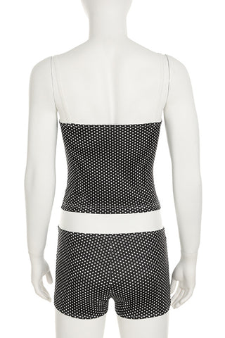 Spaghetti Strap Polka Dot Short Set