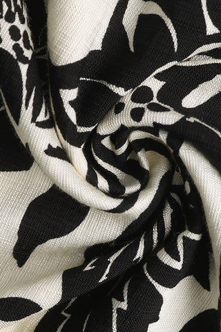 Elegant Floral Print Dress