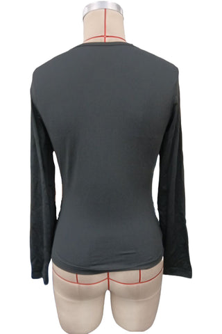 Elegant Asymmetrical Neckline Top