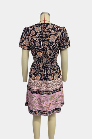 Floral Print Casual Dress