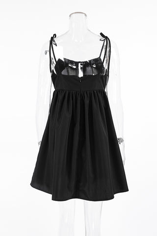 Tie-Shoulder Casual Dress
