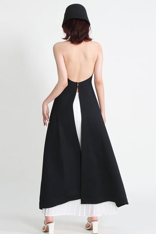 Asymmetric Halter Skirt Set