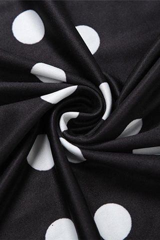 Ruffled Polka Dot Casual Dress