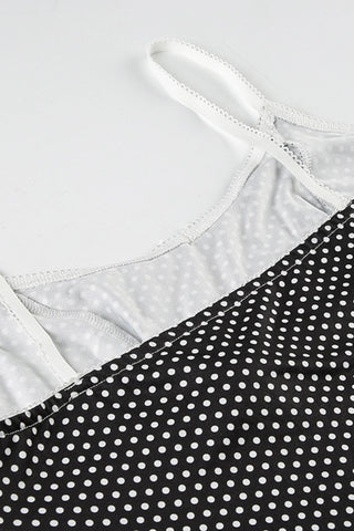 Spaghetti Strap Polka Dot Short Set