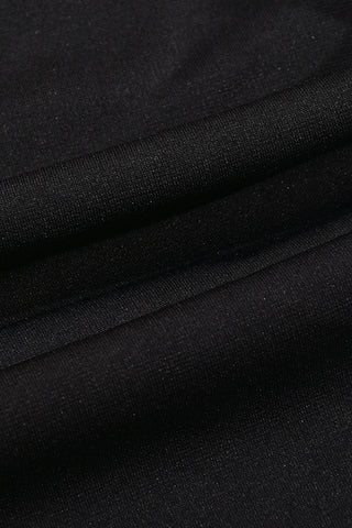 One-Shoulder Mini Dress with Bow Accents