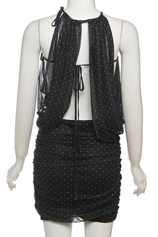 Halter Polka Dot Sundress